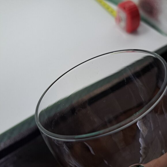 Luminarc Green Stem Glass Goblet Elegant Clear Glassware France - Picture 4 of 9